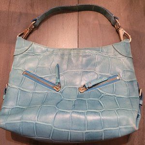 Dooney & Bourke Turquoise Color Shoulder Bag